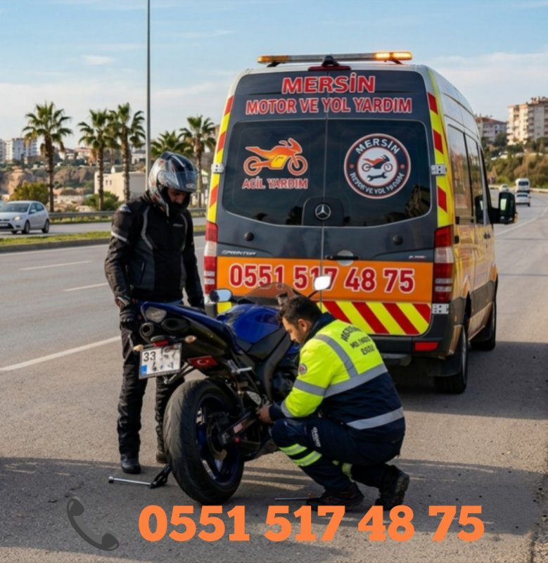 Mersin Motosiklet Yol Yardım: Mezitli, Yenişehir, Toroslar ve Akdeniz Acil Motor Tamir Telefonu