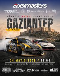 Gaziantep’te Motor Sporları Şöleni 2026 Türkiye Drift Şampiyonası Heyecanı Başlıyor!